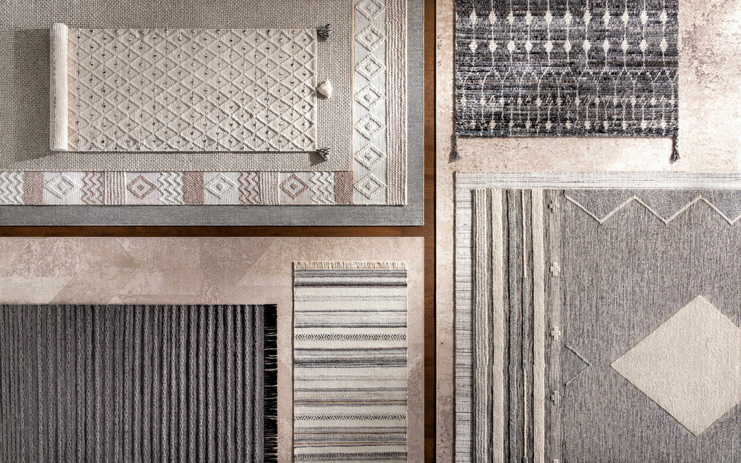 Junortoun Gray Modern Solid Design Hand Woven Area Rug