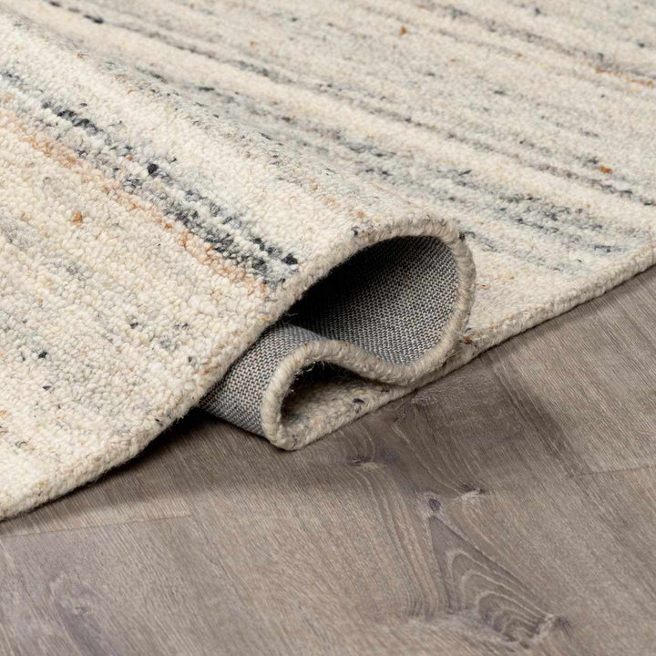 Capote Contemporary Style Beige Hand Tufted Wool Area Rug