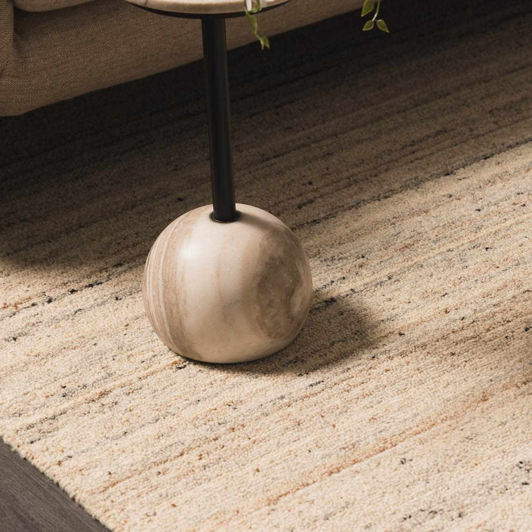 Capote Contemporary Style Beige Hand Tufted Wool Area Rug