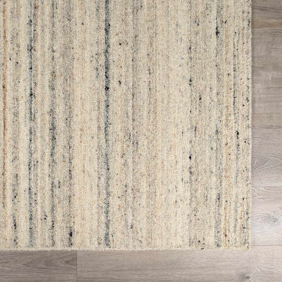 Capote Contemporary Style Beige Hand Tufted Wool Area Rug