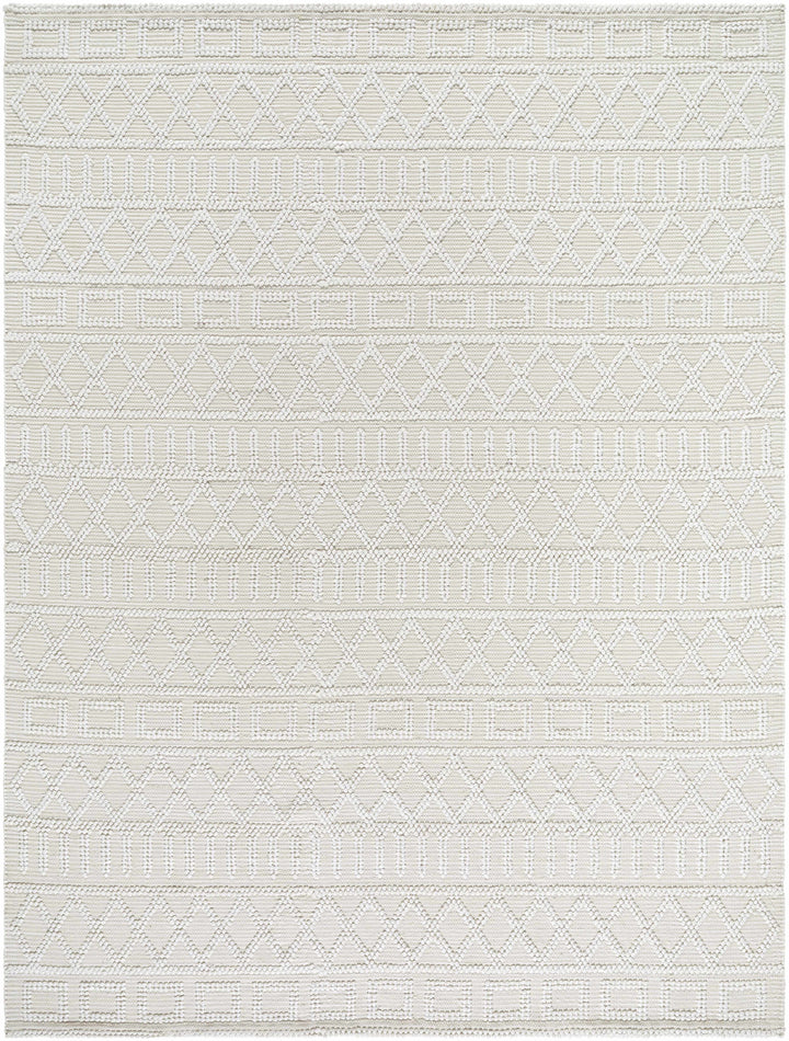 Canta Bohemian Style Beige And ivory Hand Woven Rug