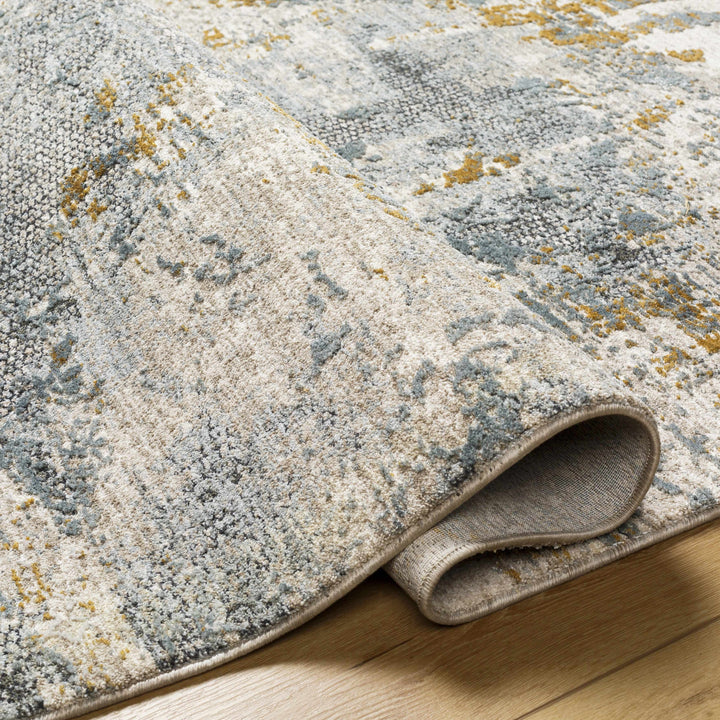 Chaya Modern Abstract Design Beige And Gray Rug