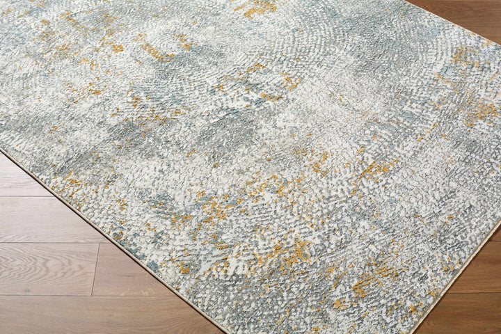 Fleur Modern Abstract Design Gray And Brown Rug