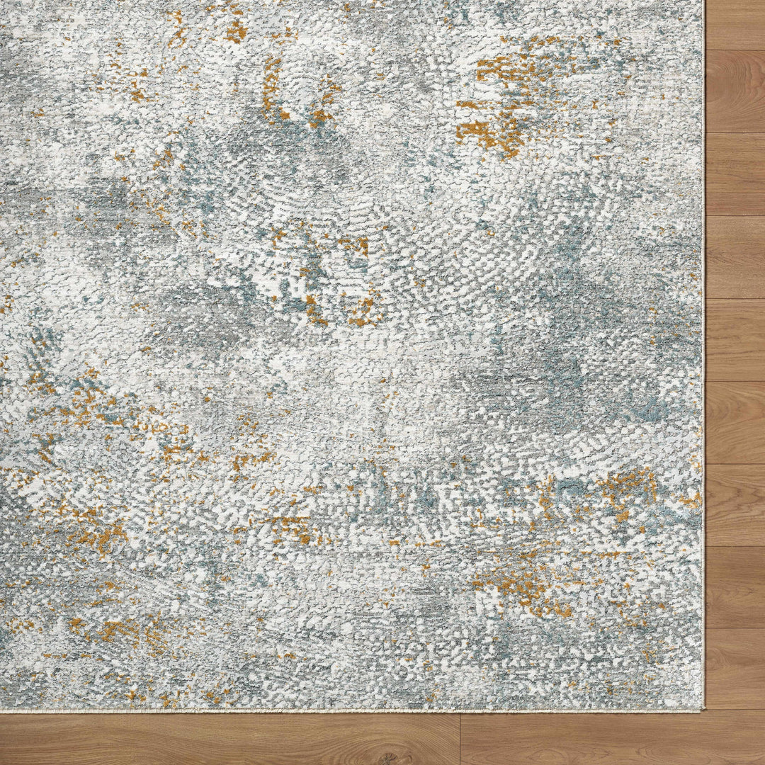 Fleur Modern Abstract Design Gray And Brown Rug