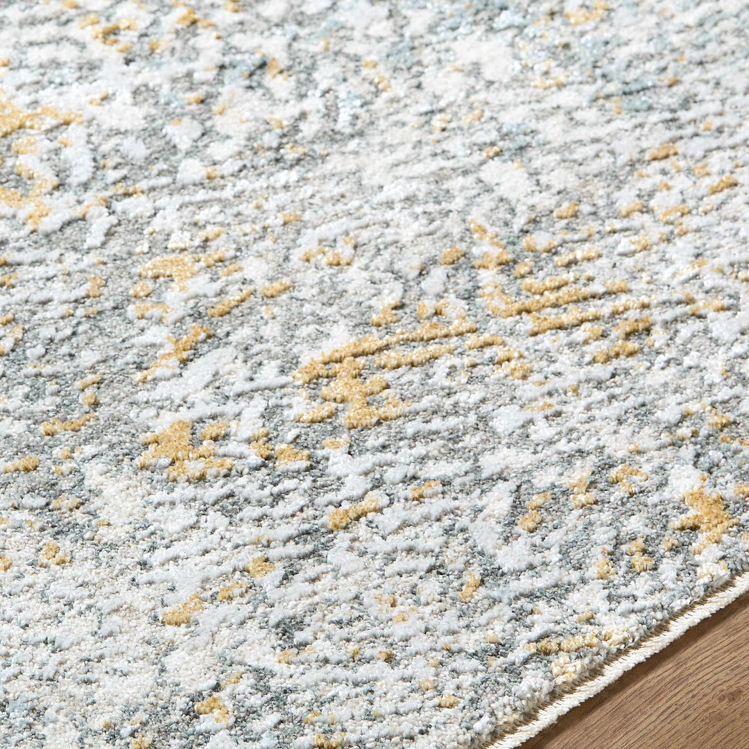 Fleur Modern Abstract Design Gray And Brown Rug