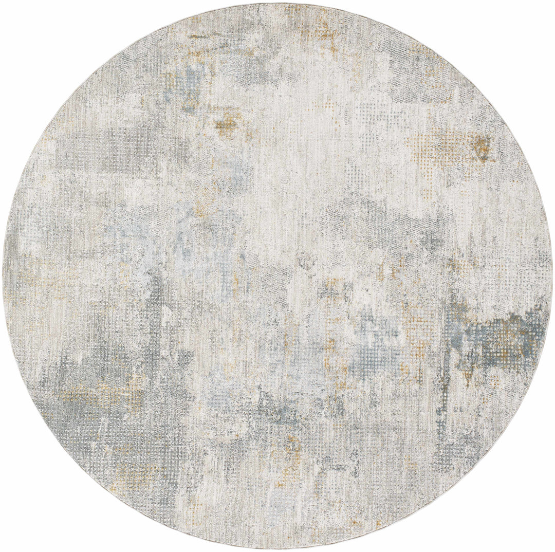 Gryta Contemporary Abstract Style Gray And Beige Rug
