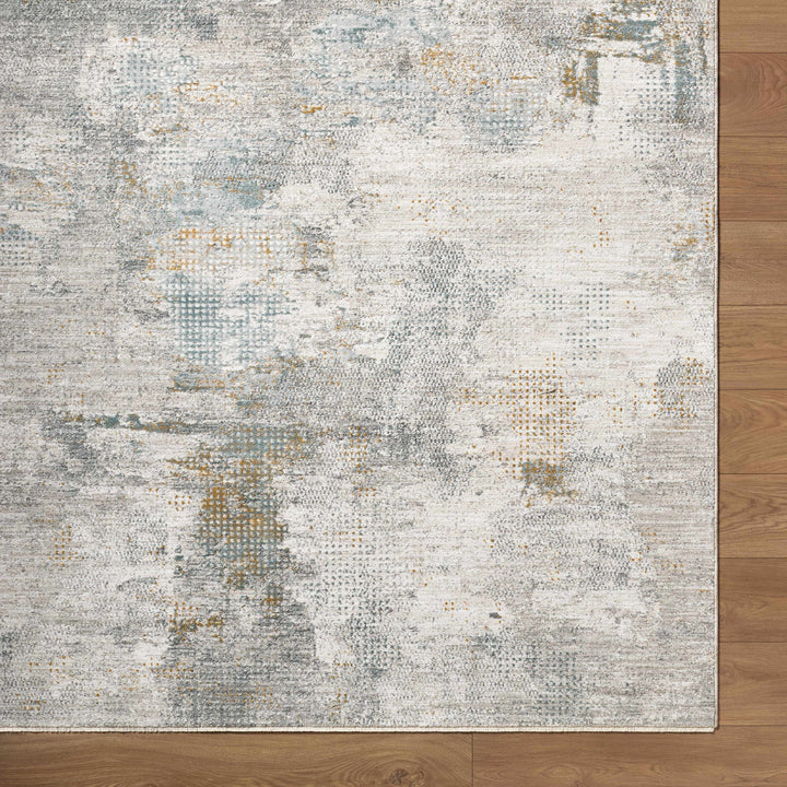 Gryta Contemporary Abstract Style Gray And Beige Rug