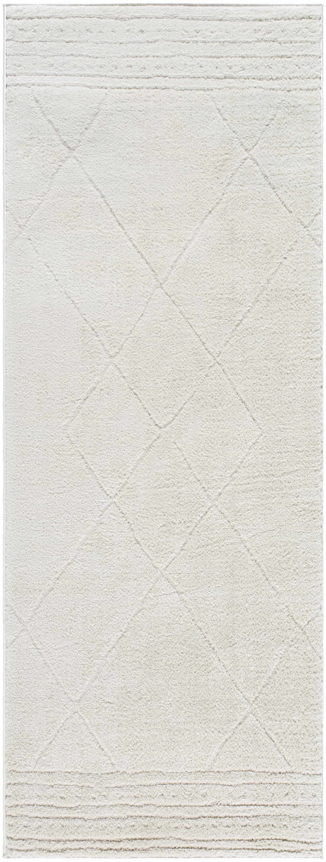 Keone Modern Style Ivory Area Rug