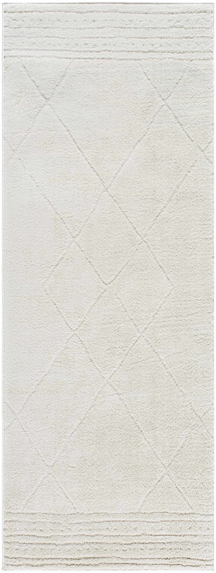 Keone Modern Style Ivory Area Rug