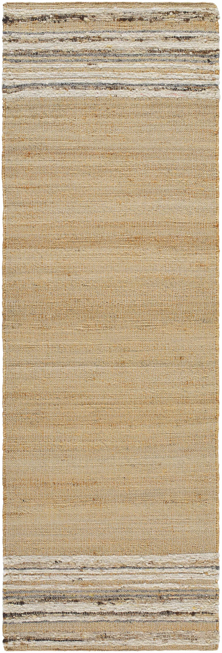 Kame Modern Style Beige Hand Woven Wool Area Rug