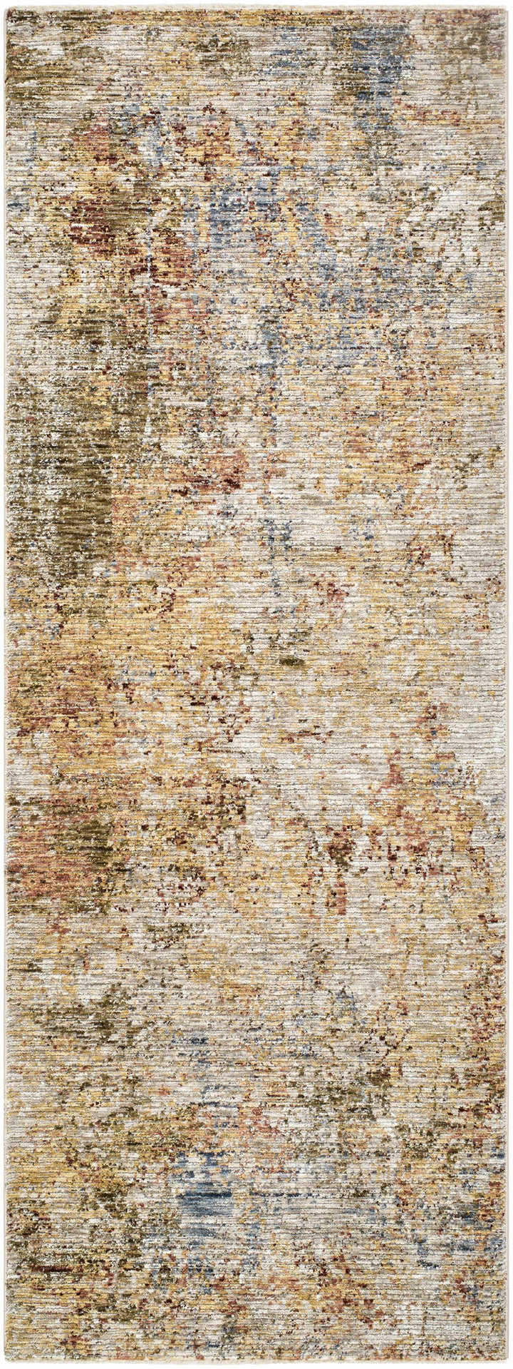 Bice Contemporary Abstract Design Rust And Beige Area Rug