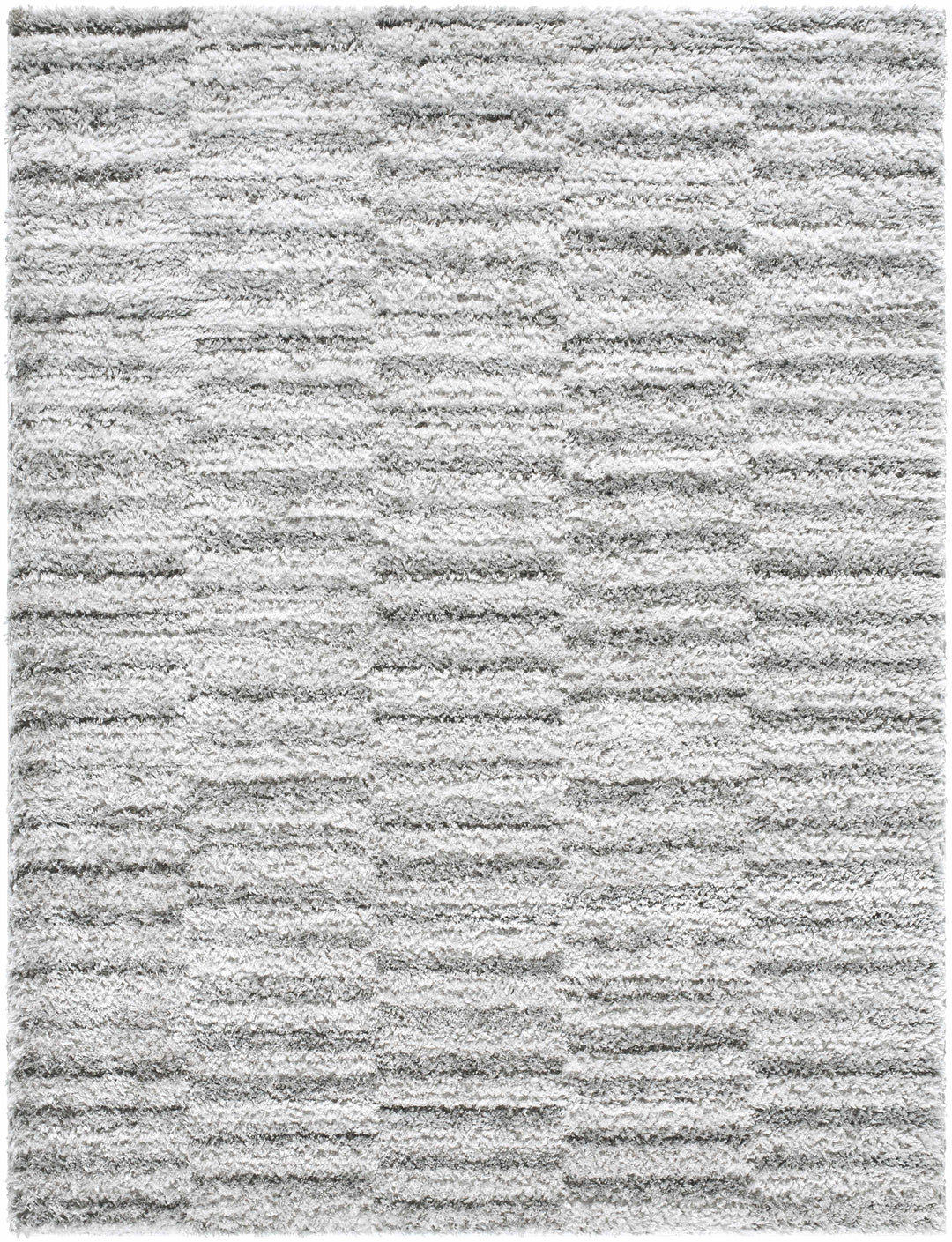 Anevay Modern Stripes Design Gray Area Rug