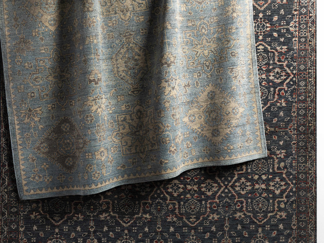Urbancrest Charcoal And Beige Traditional Style Hand Knotted Area Rug
