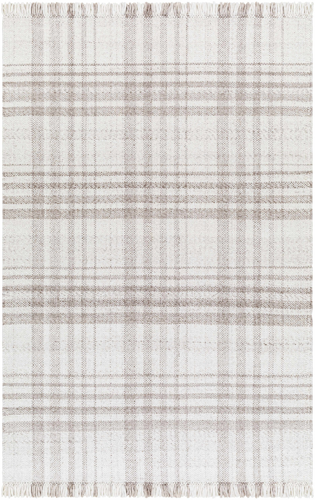 Inara Contemporary Brown And Ivory Area Rug