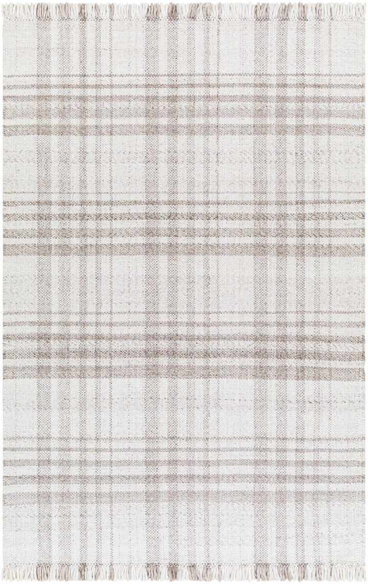 Inara Contemporary Brown And Ivory Area Rug