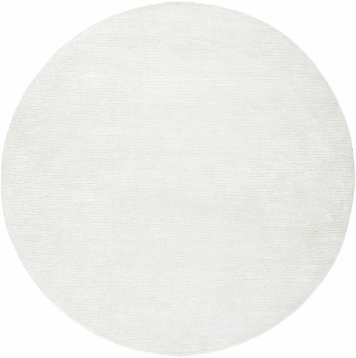 Nazih Contemporary Style White Hand Tufted Rug