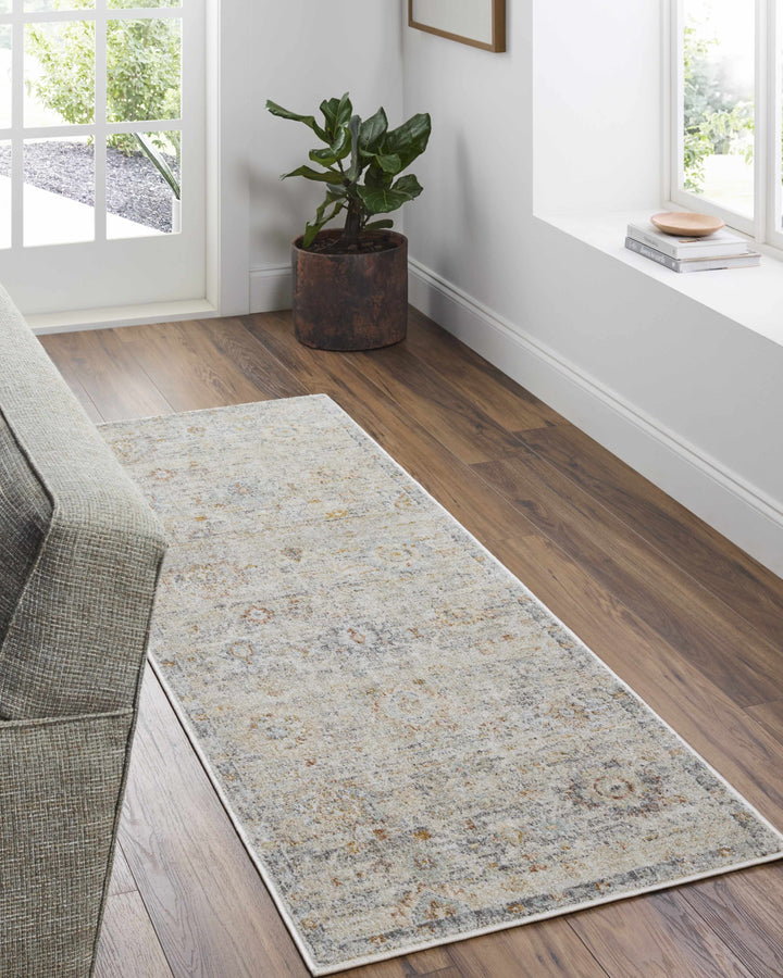 Ayane Traditional Oushak Beige And Gray Rug