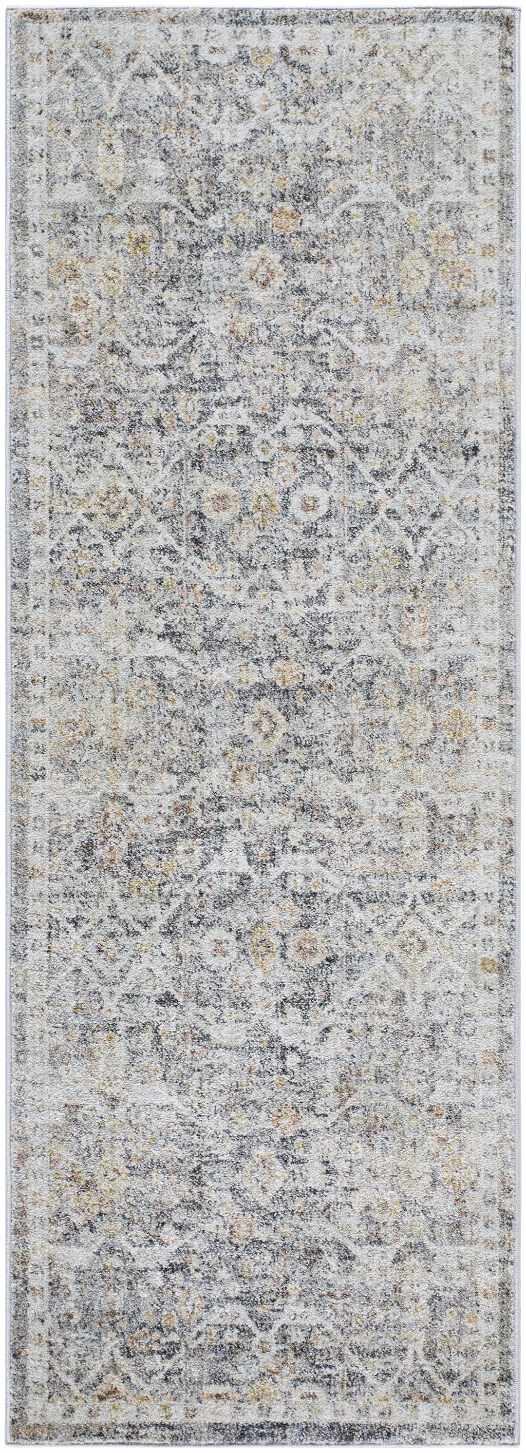 Issay Traditional Style Beige And Gray Rug