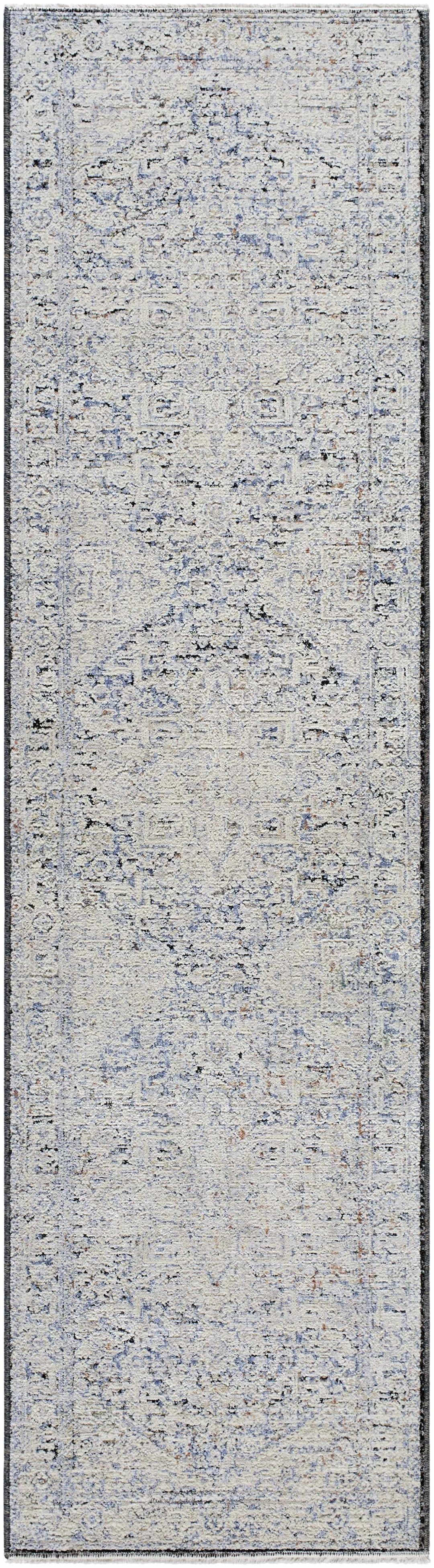 Charo Traditional Medallion Design Beige And Gray Rug
