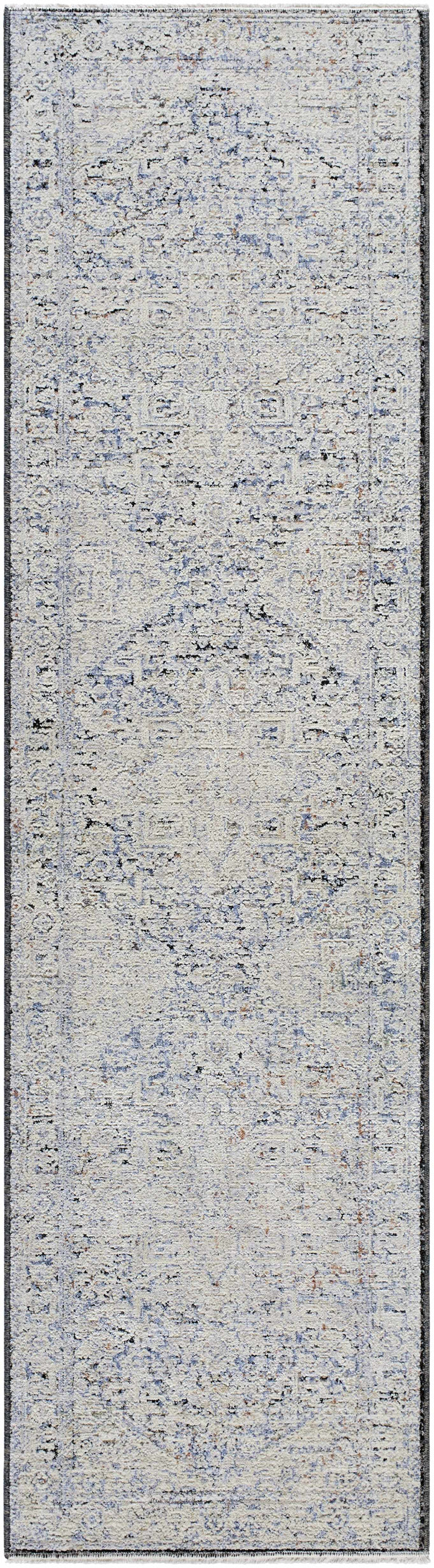 Charo Traditional Medallion Design Beige And Gray Rug
