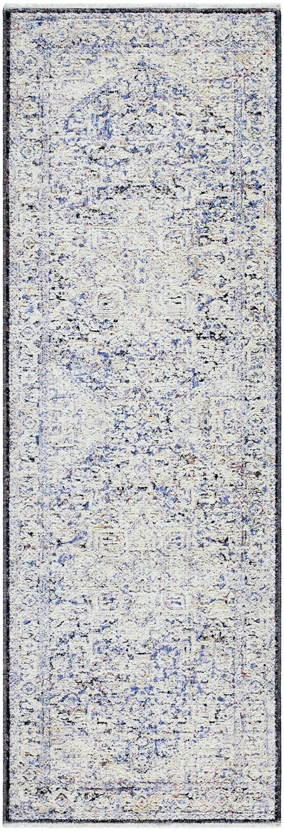 Charo Traditional Medallion Design Beige And Gray Rug