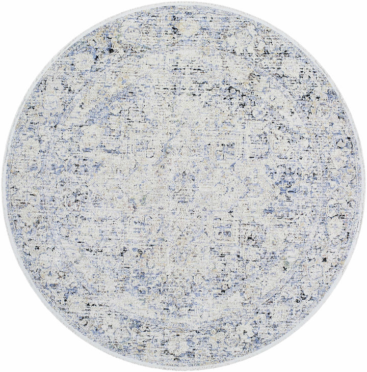 Charo Traditional Medallion Design Beige And Gray Rug