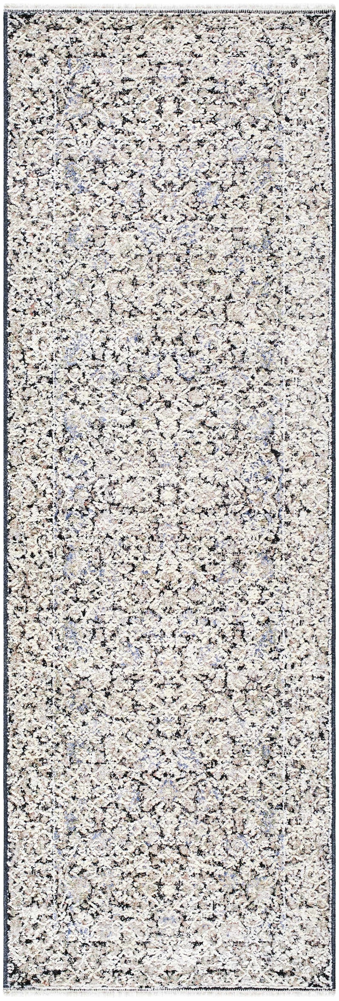 Haran Traditional Style Ivory And Blue Area Rug