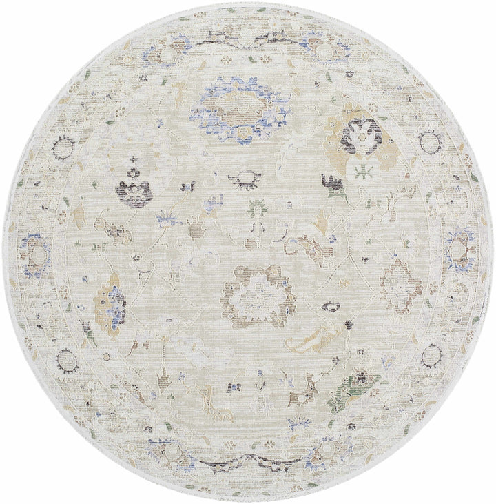 Nikki Beige Traditional Style Area Rug