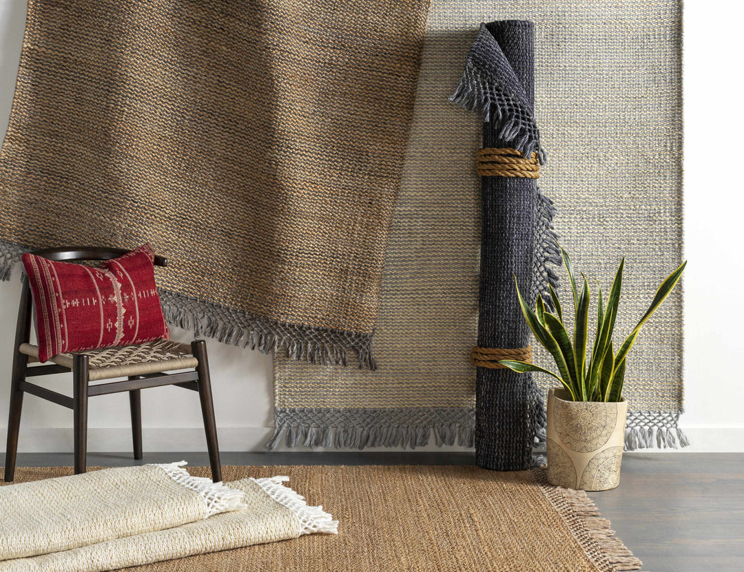 Pima Modern Style Blue Hand Woven Area Rug