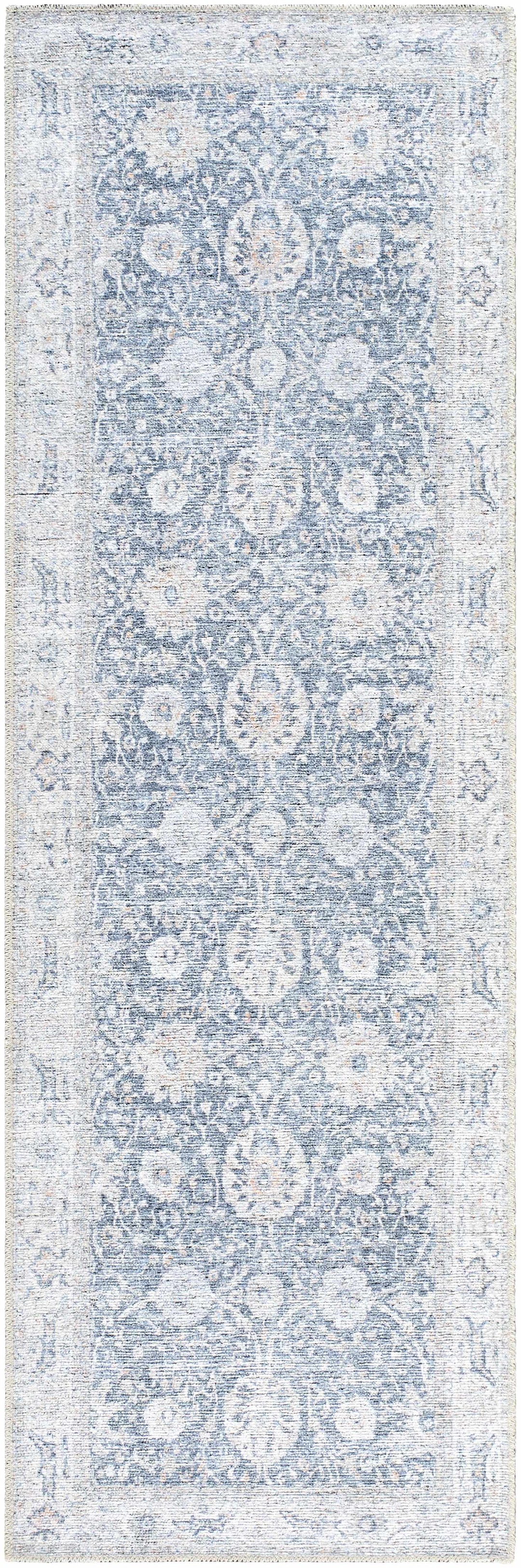 Kayin Traditional Style Gray And Beige Washable Rug