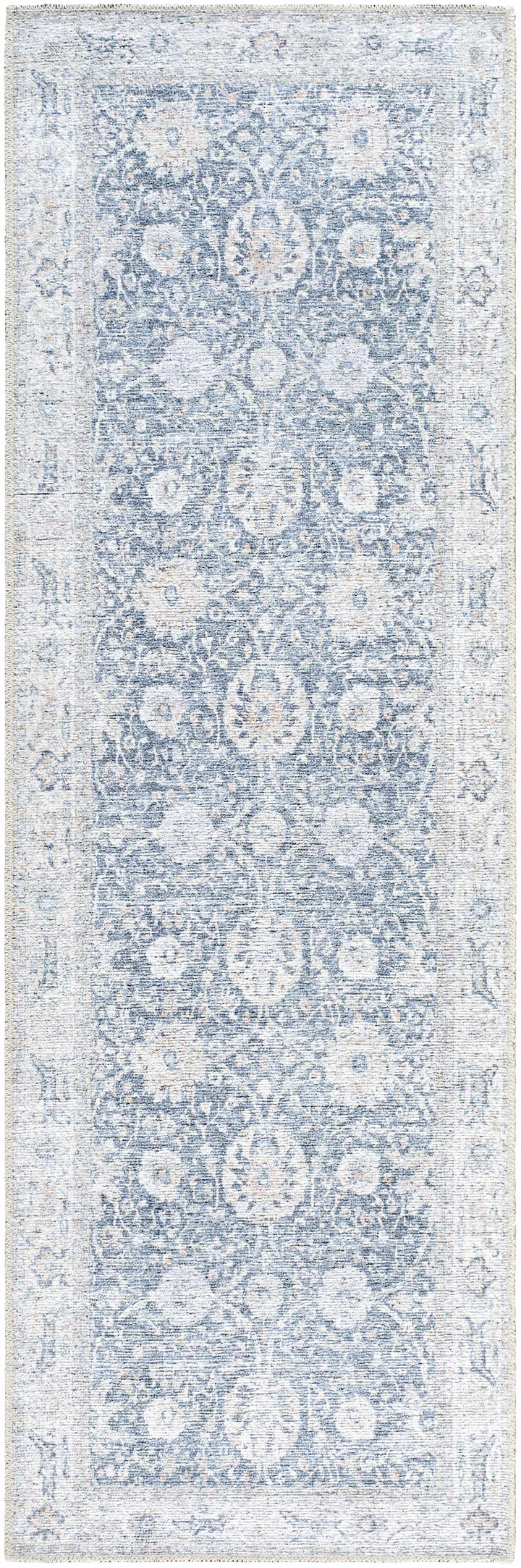 Kayin Traditional Style Gray And Beige Washable Rug