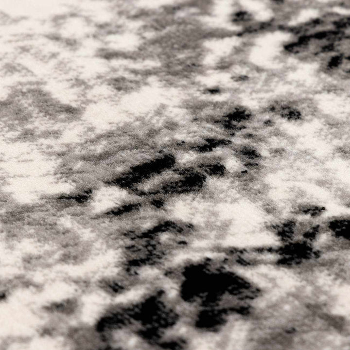 Swansboro Ivory And Black Modern Abstract Design Area Rug