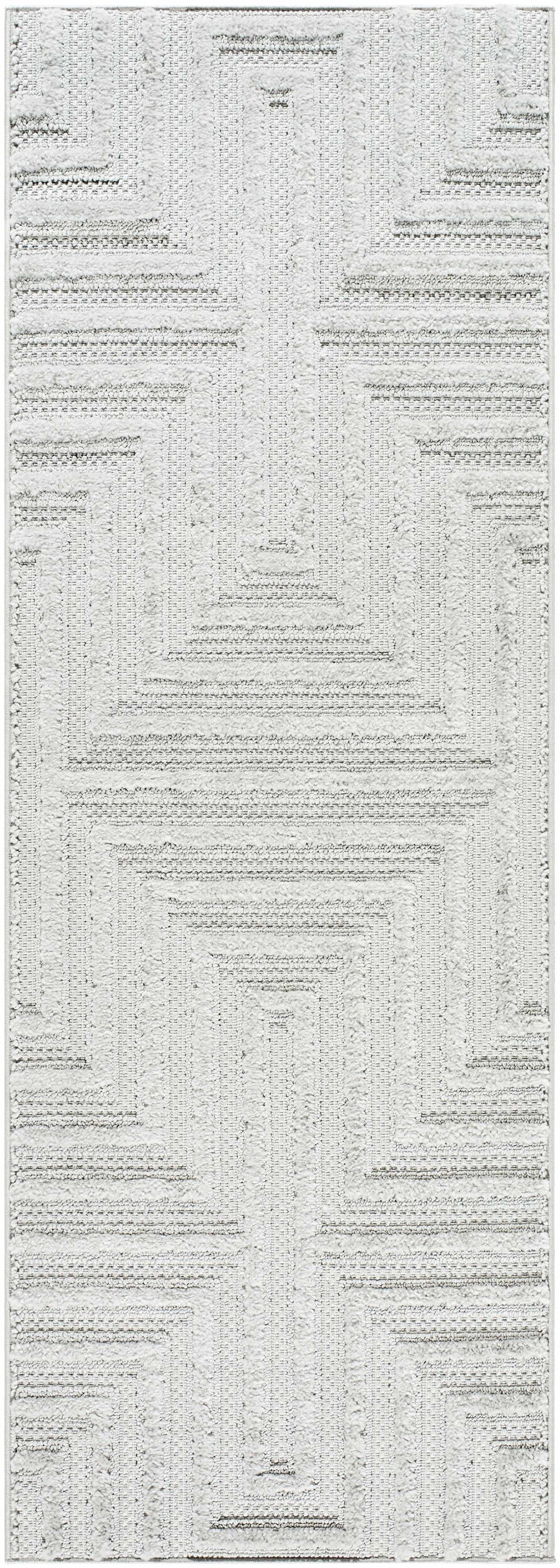 Cadee Gray Contemporary Style Outdoor Area Rug