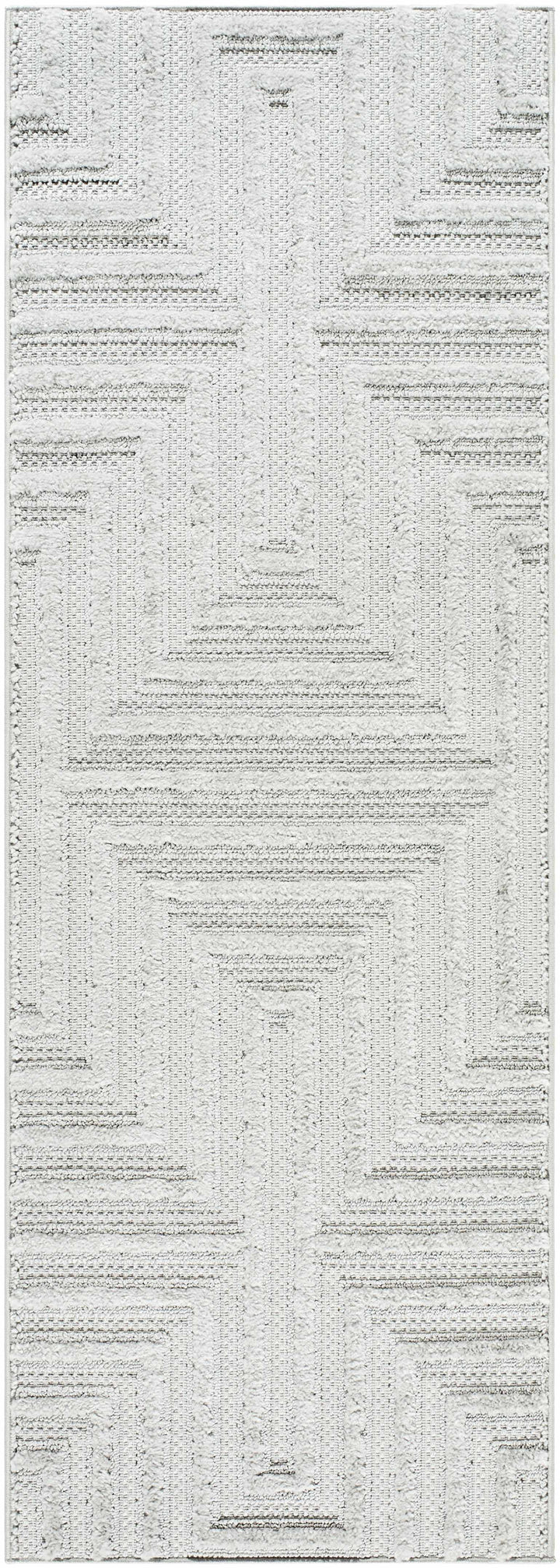 Cadee Gray Contemporary Style Outdoor Area Rug