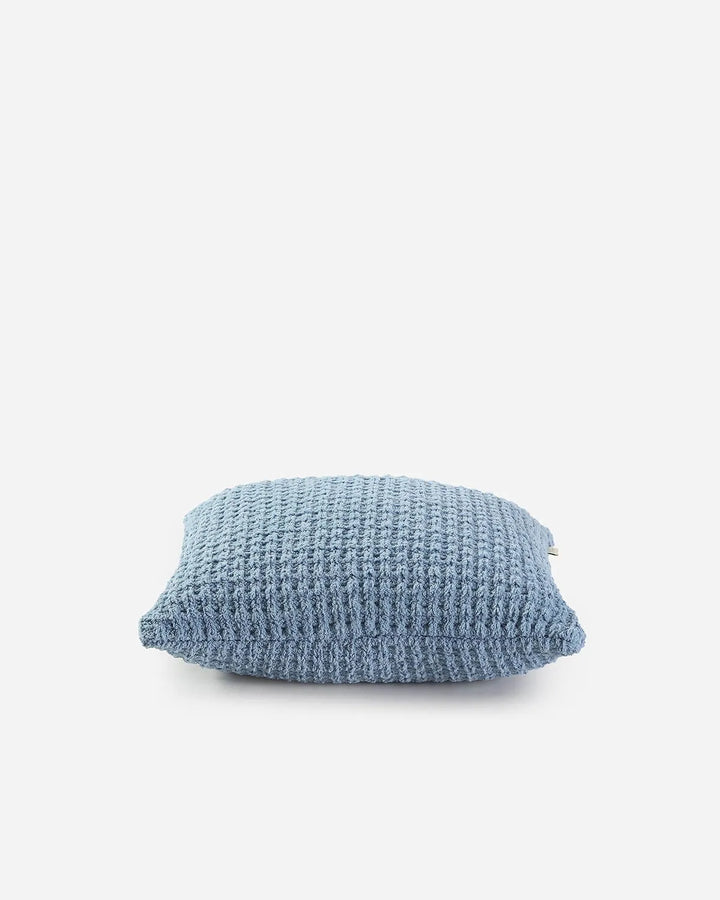Solid Multi Color Crocheted Snug Waffle Throw Pillow