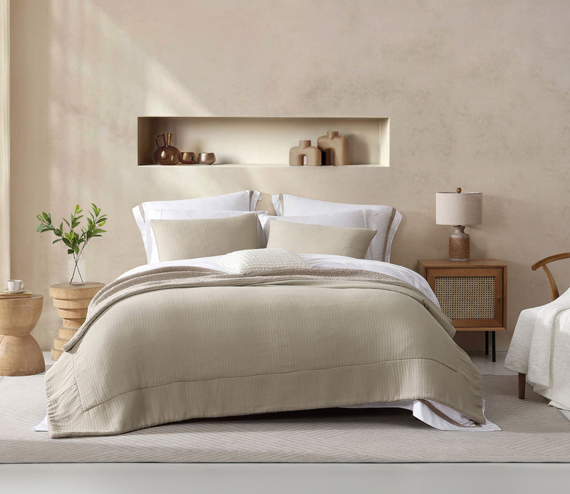 Solid Cloud Gray, Blush, Taupe, Sage and Off White Ribbed Lightweight Throw