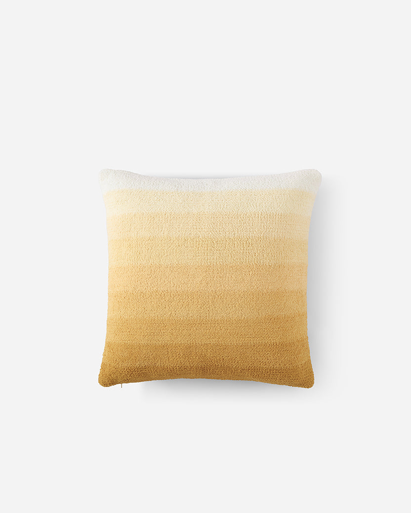 Modern Stripes Pattern Ombre Granite Color Throw Pillow