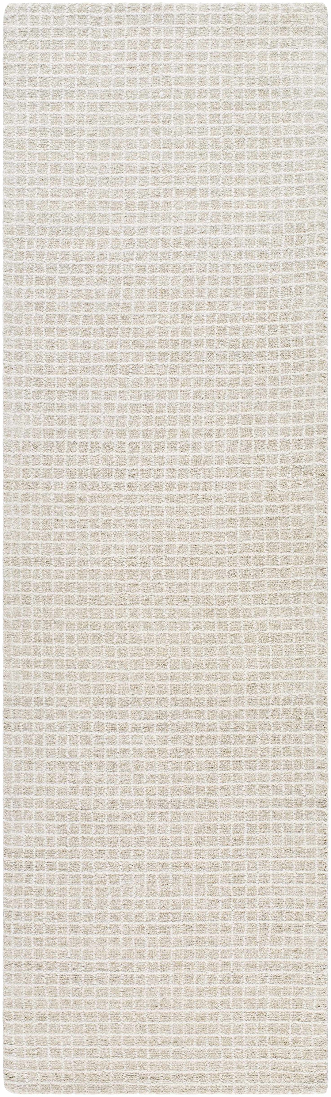Anahid Modern Geometrical Ivory Hand Tufted Area Rug
