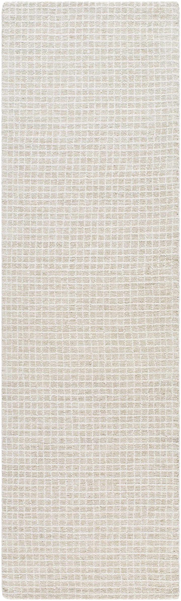 Anahid Modern Geometrical Ivory Hand Tufted Area Rug