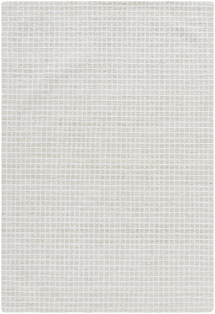 Anahid Modern Geometrical Ivory Hand Tufted Area Rug