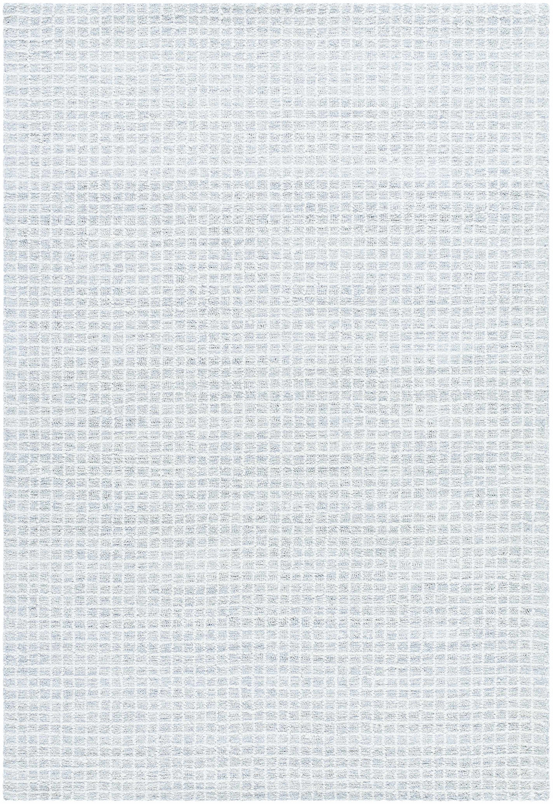 Anahid Contemporary Geometrical Design Gray And White Rug