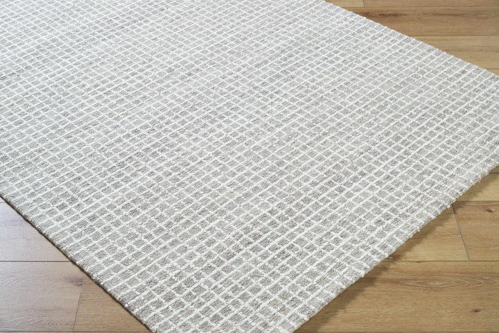 Anahid Gray And Ivory Geometrical Design Rug