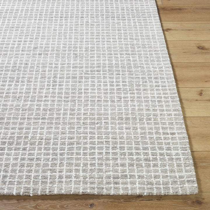 Anahid Gray And Ivory Geometrical Design Rug