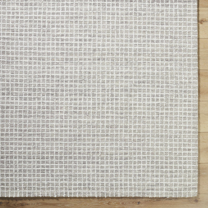 Anahid Gray And Ivory Geometrical Design Rug