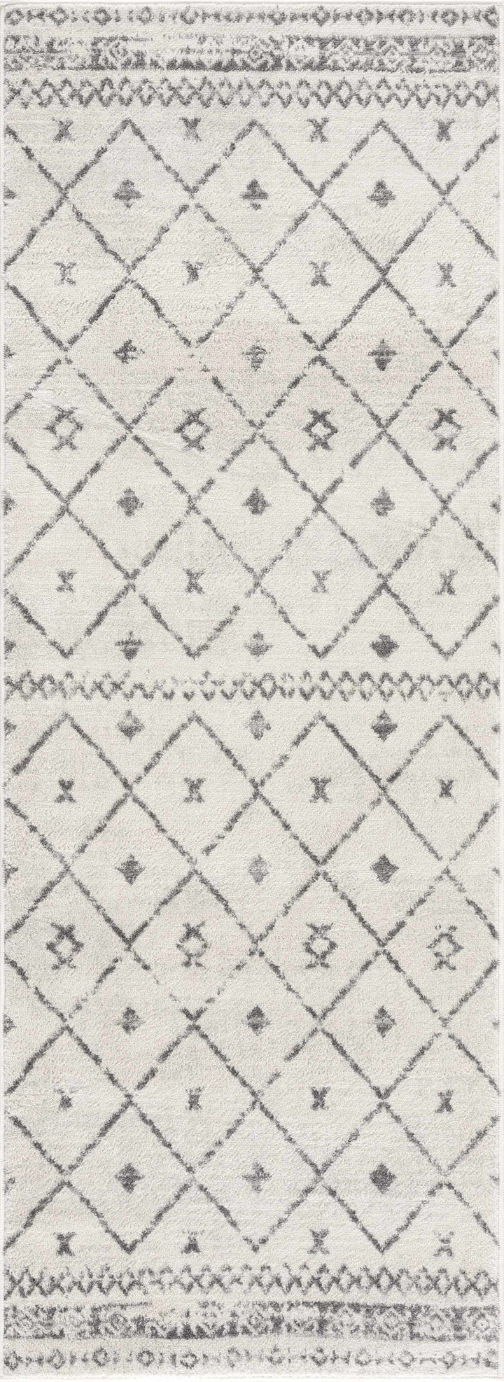 Tigris Modern Geometrical Design Ivory Area Rug
