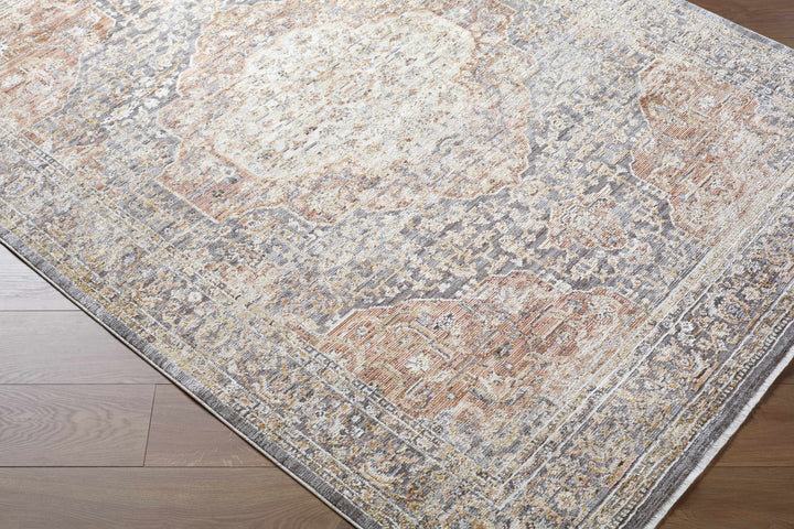 Tulio Traditional Style Beige And Brown Area Rug