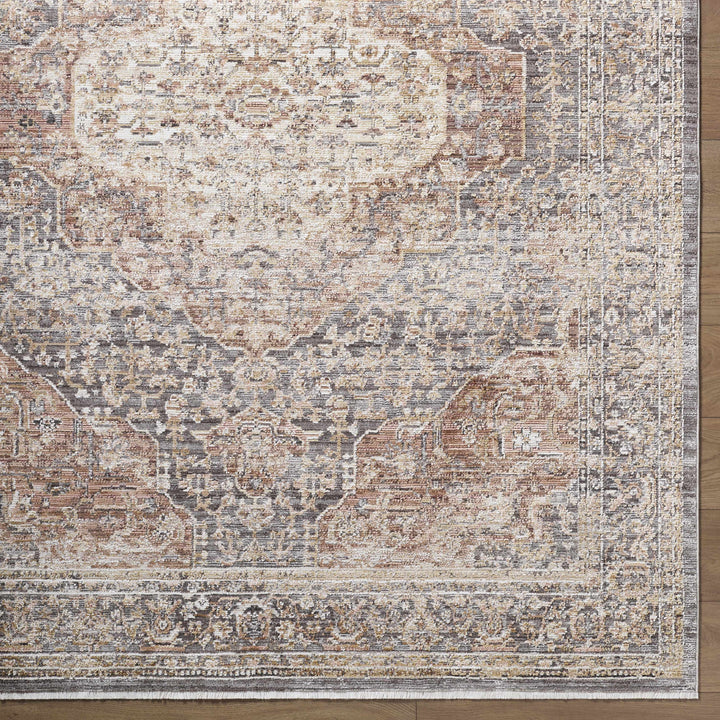 Tulio Traditional Style Beige And Brown Area Rug