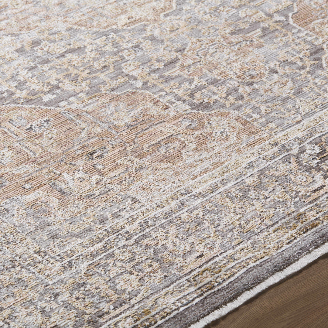 Tulio Traditional Style Beige And Brown Area Rug