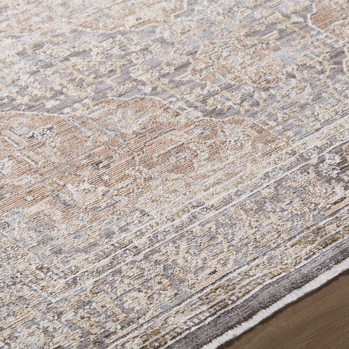 Tulio Traditional Style Beige And Brown Area Rug