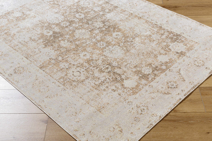 Aniyah Traditional Beige And Brown Washable Rug